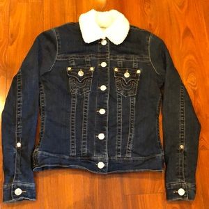 True Religion trucker jacket size small